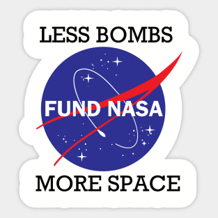 FUND NASA Sticker